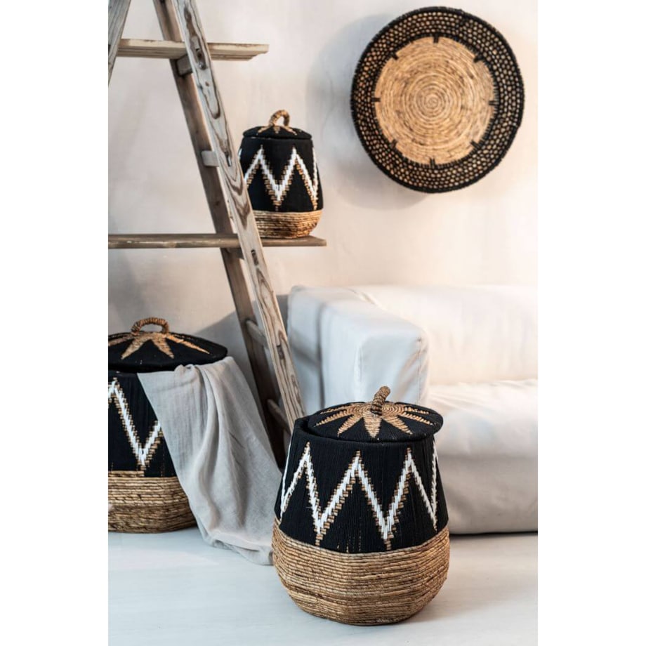 TALERZ Z BANANOWCA CZARNY S