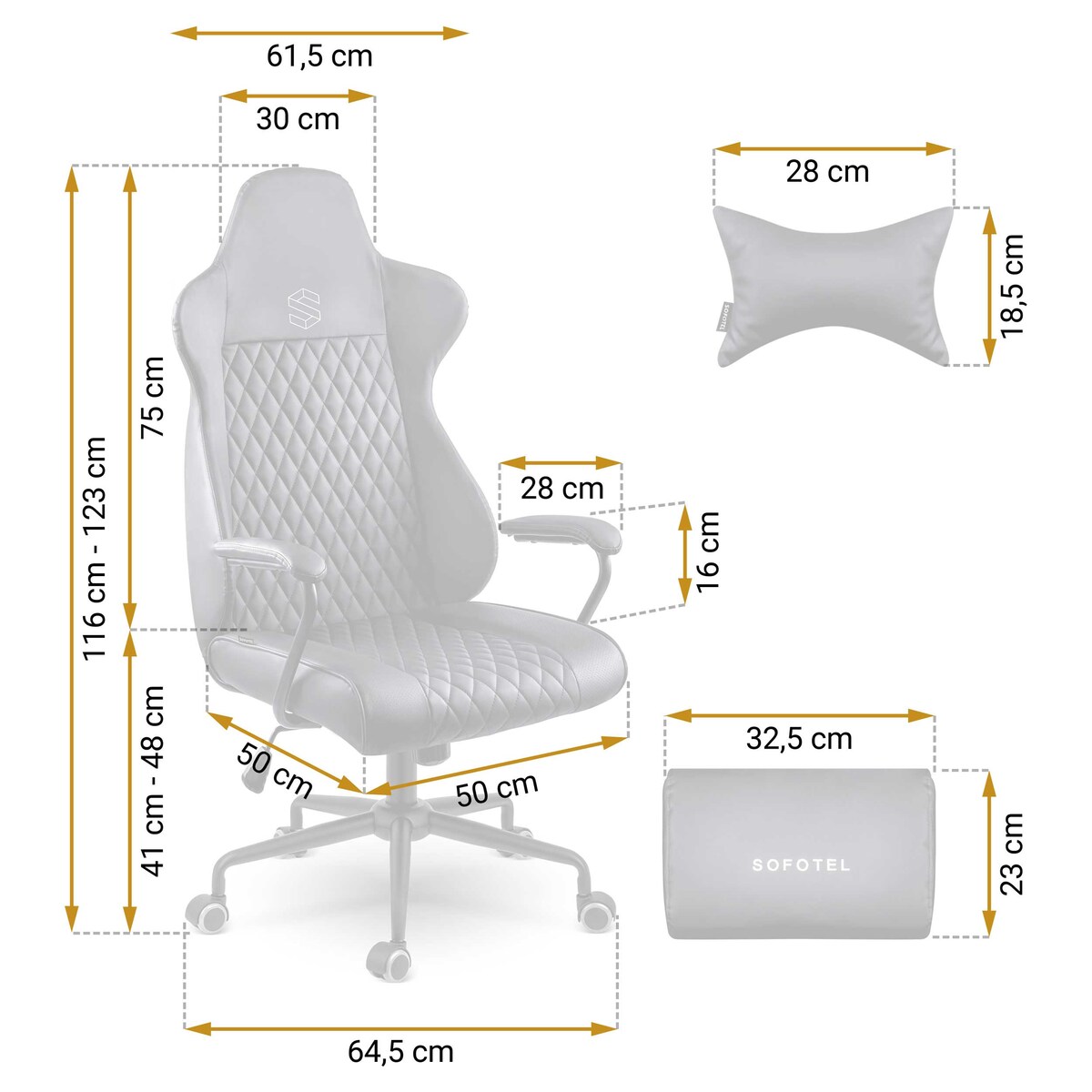 Fotel biurowy obrotowy krzesło biurowe Sofotel Werona