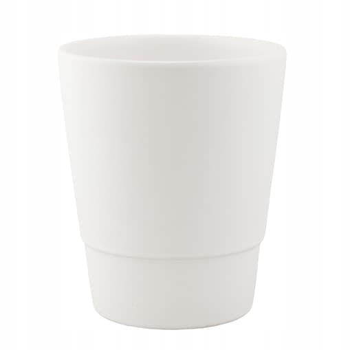 DONICA BIAŁA na storczyki CERAMICZNA śr. 13cm