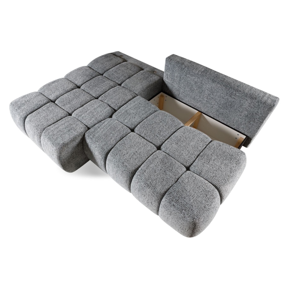 Narożnik Lewostronny ARON bez podłokietników z funkcją spania