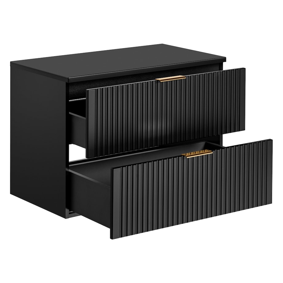 Komplet mebli łazienkowych ryflowanych Cormad