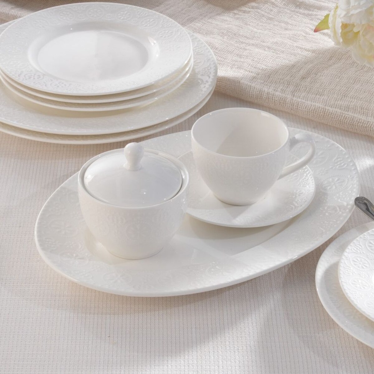 VILLA ITALIA Filiżanka do kawy 200 ml porcelanowa FLORENTINA