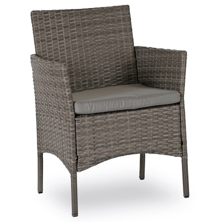 Zestaw Mebli Ogrodowych Technorattan Na Taras Ogród Komplet Szare MISSISIPI