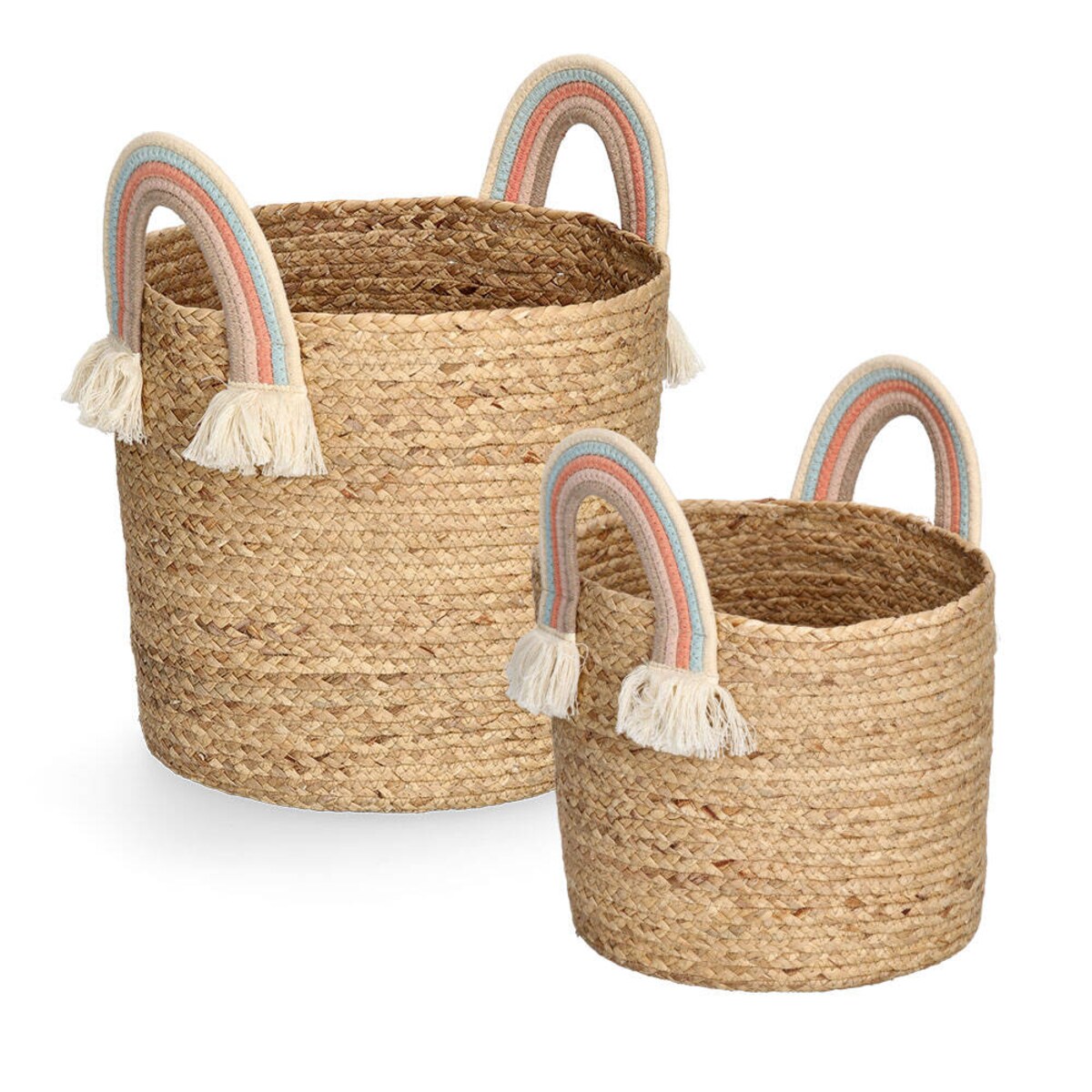 Kosz do przechowywania z plecionej trawy morskiej, Ø 35 cm