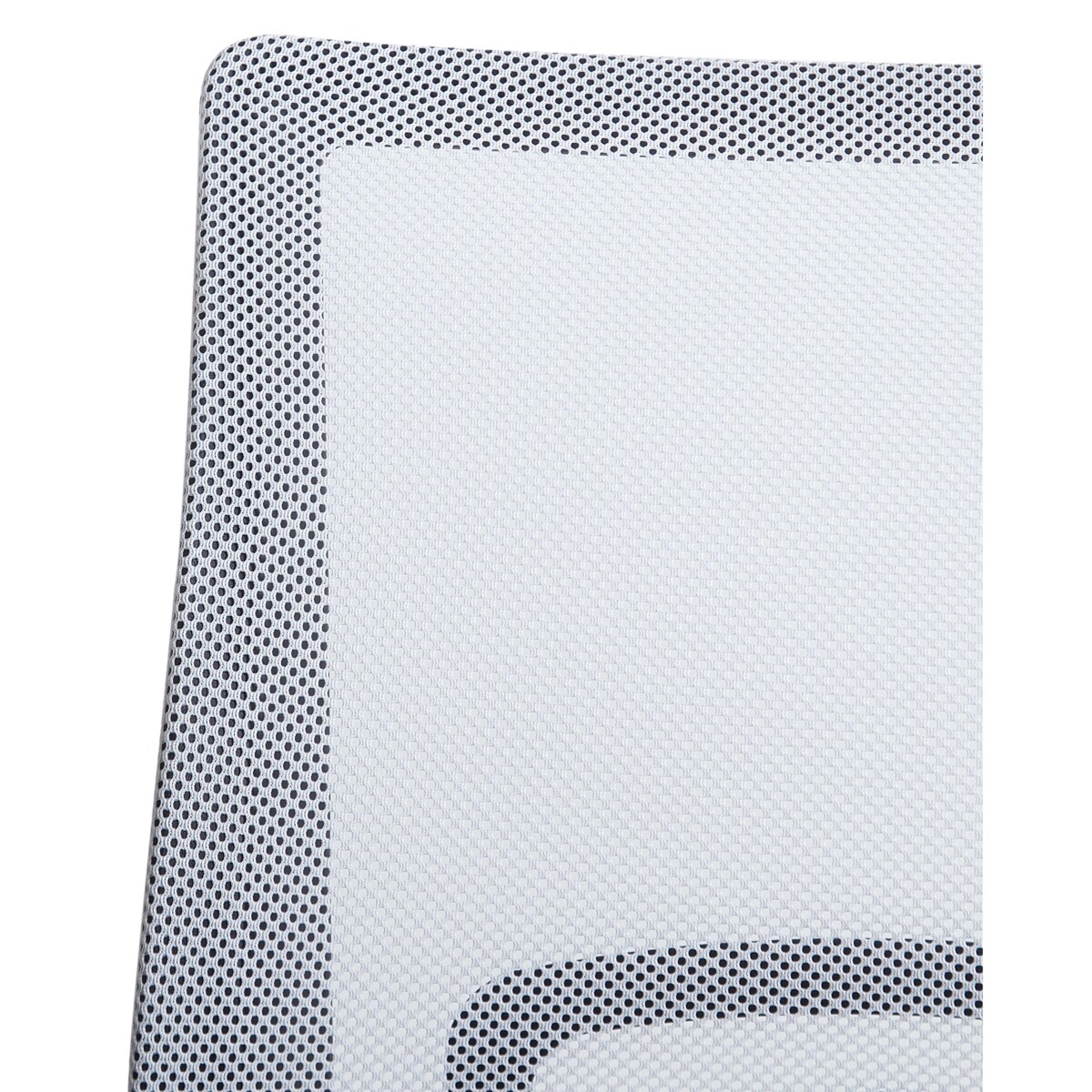 Krzesło biurowe regulowane czarno-białe SOLID