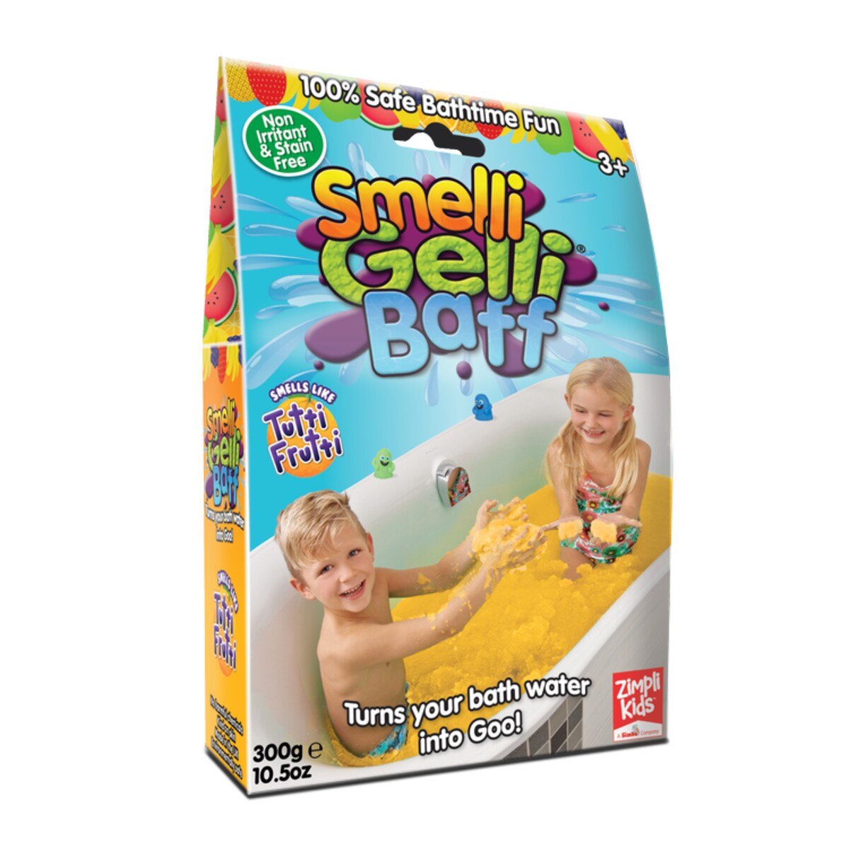 Magiczny proszek do kąpieli, Gelli Baff Smelli, Tutti Frutti, 3+, Zimpli Kids
