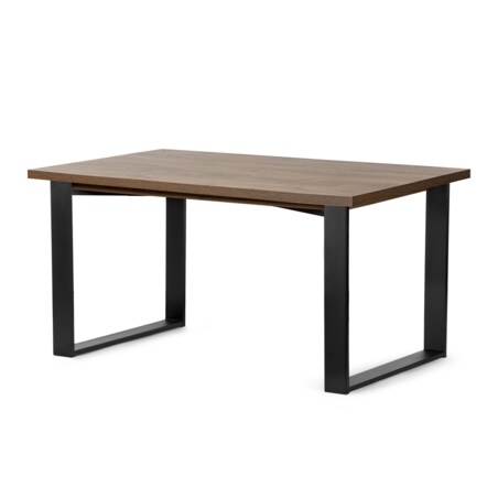 KONSIMO CETO Rozkładany stół w industrialnym stylu matowy brązowy