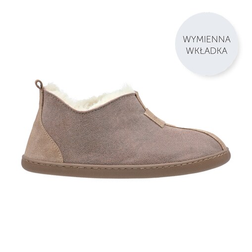 KAPCIE DAMSKIE KALAHARI BEŻOWO-BIAŁE 41