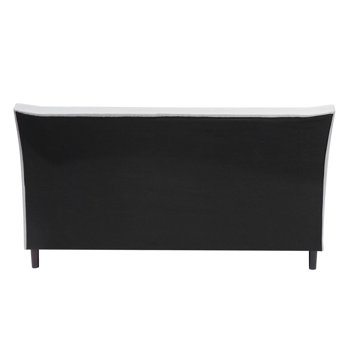 Łóżko tapicerowane 140 x 200 cm jasnoszare SAVERNE