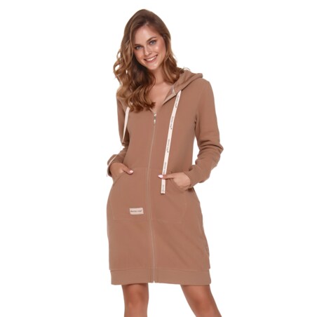 Szlafrok typu homewear z bawełny organicznej Wood