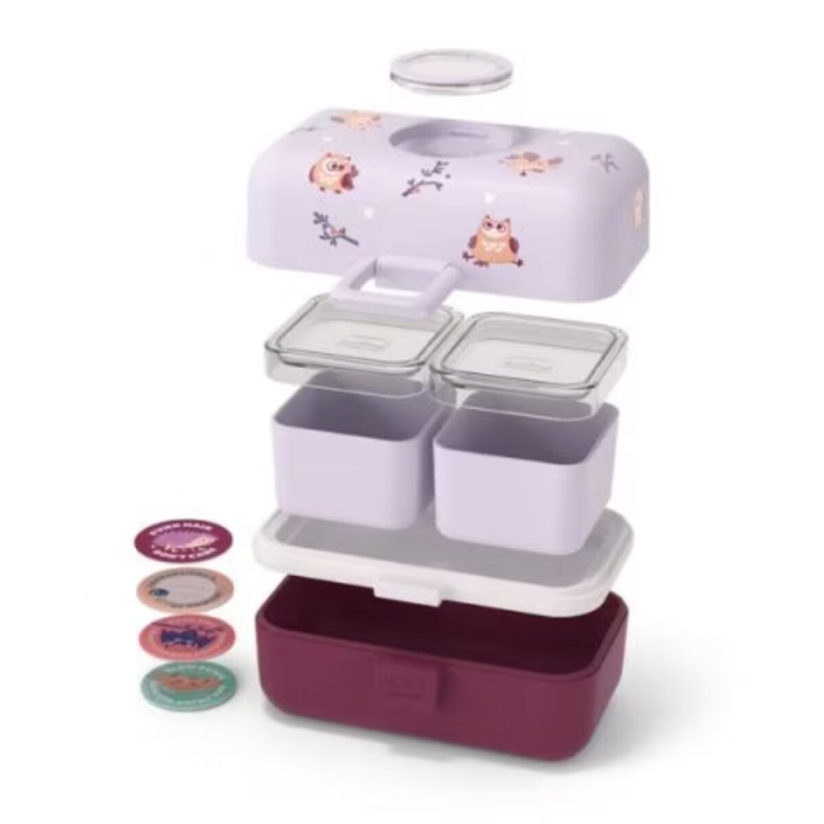 Lunchbox dziecięcy Owl Tresor, 800 ml, Monbento