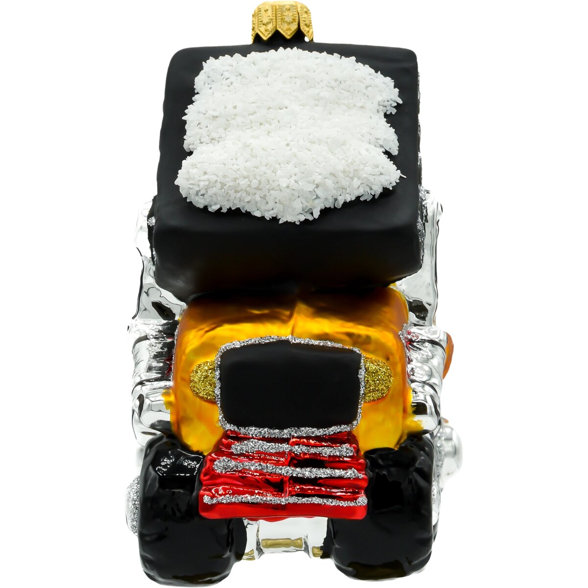 Bombka choinkowa - Koparka pomarańczowa