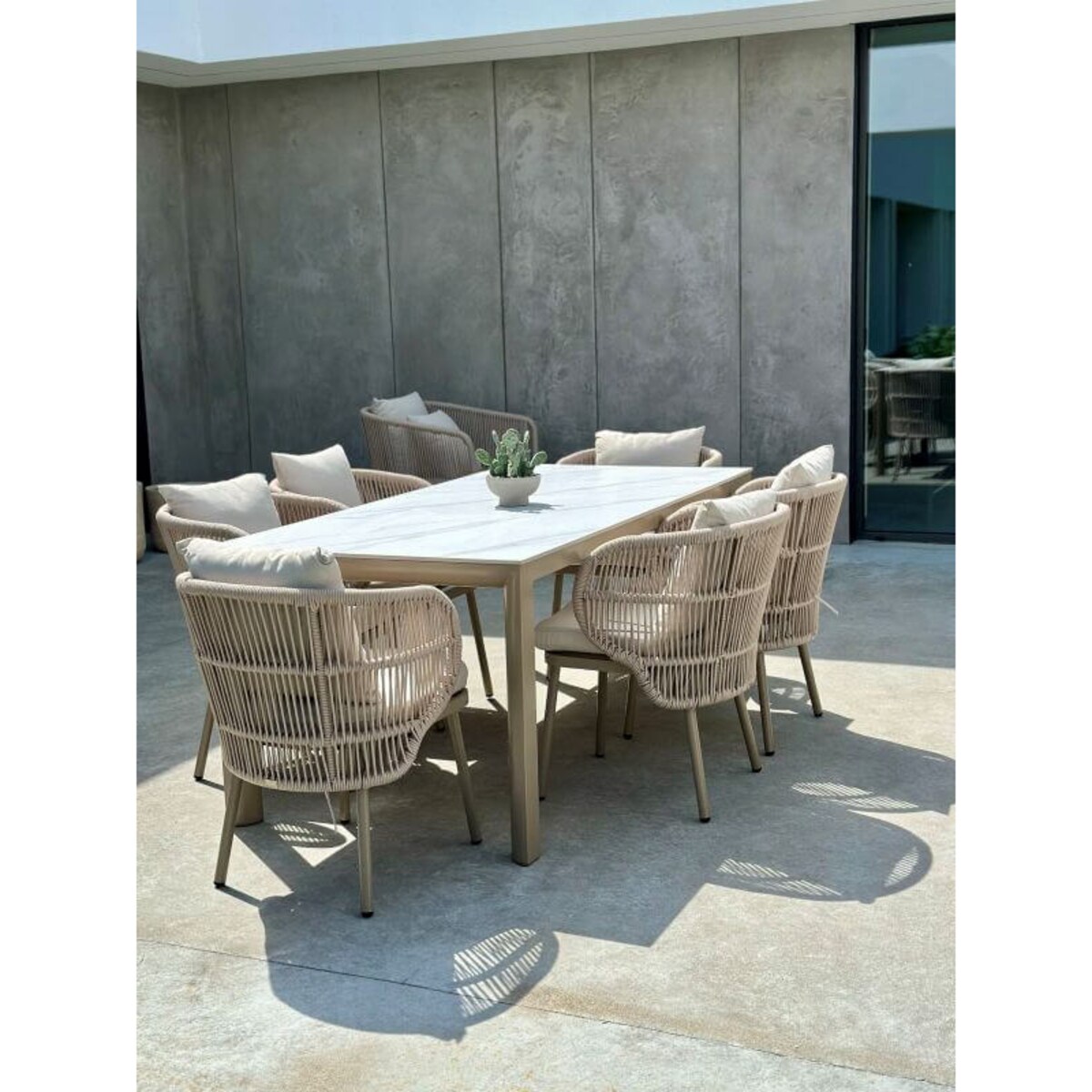 ZESTAW ALUMINIOWY AZZURE SZAMPAŃSKI 6