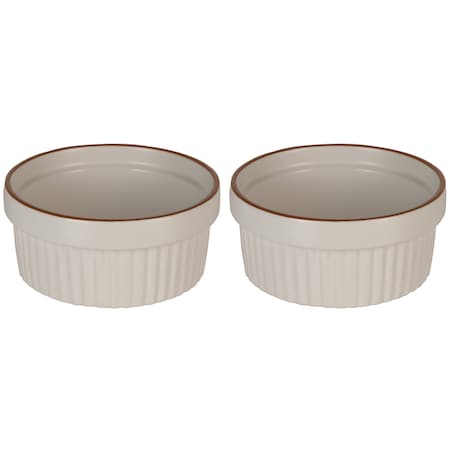 Naczynia do zapiekania w piekarniku, porcelanowe, 2 sztuki, 290 ml