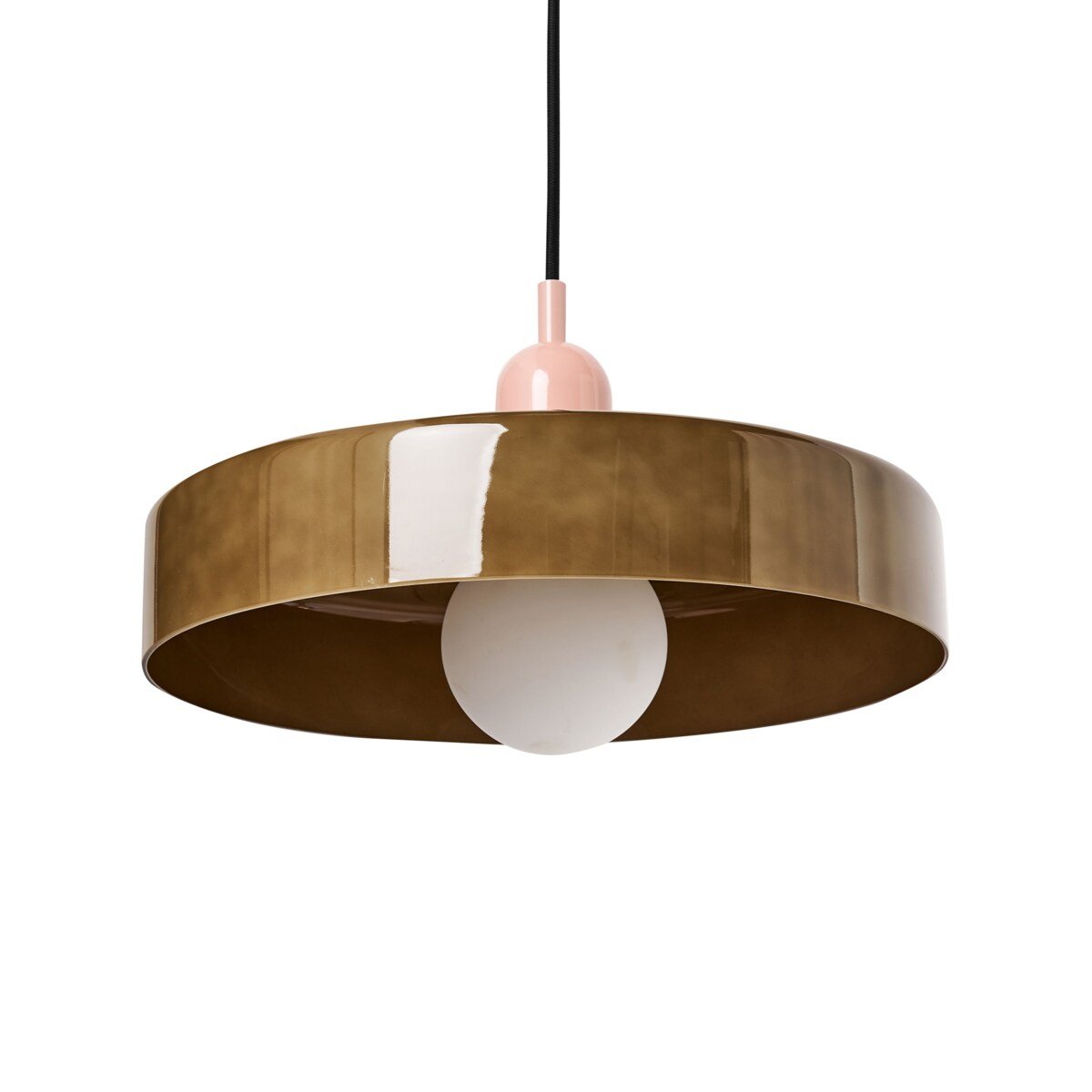 Lampa wisząca PAALA Szkło Oliwkowy