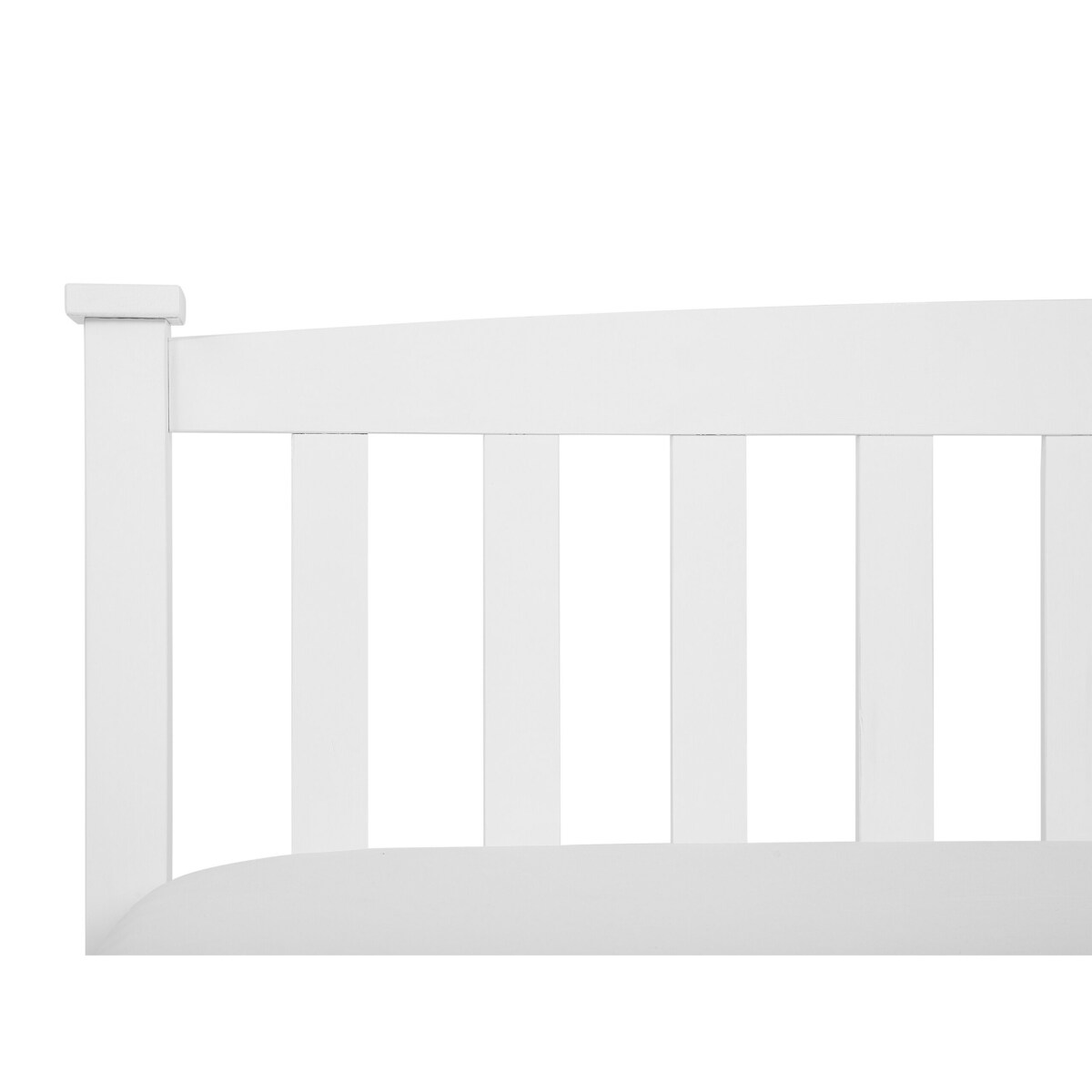 Łóżko drewniane 160 x 200 cm białe GIVERNY