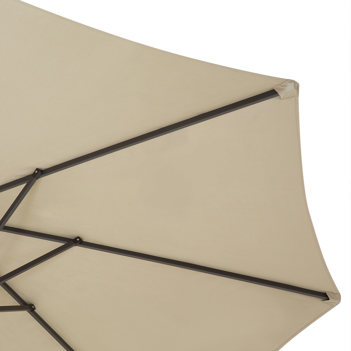 Parasol ogrodowy 460 cm SIBILLA Beżowy