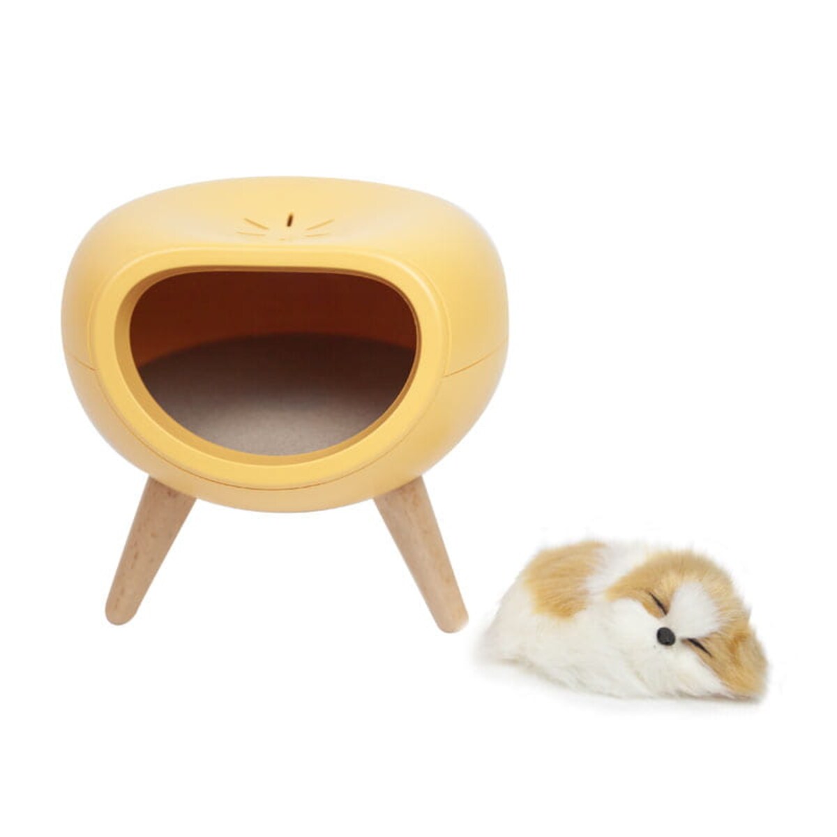 Lampka nocna dla dzieci z pieskiem - żółta