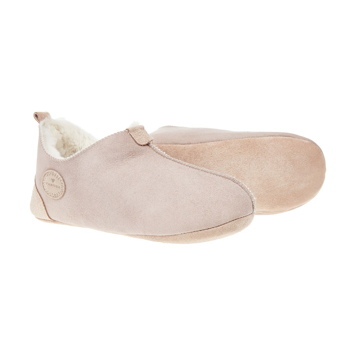 KAPCIE DAMSKIE OXFORD BEŻOWO-BIAŁE 39