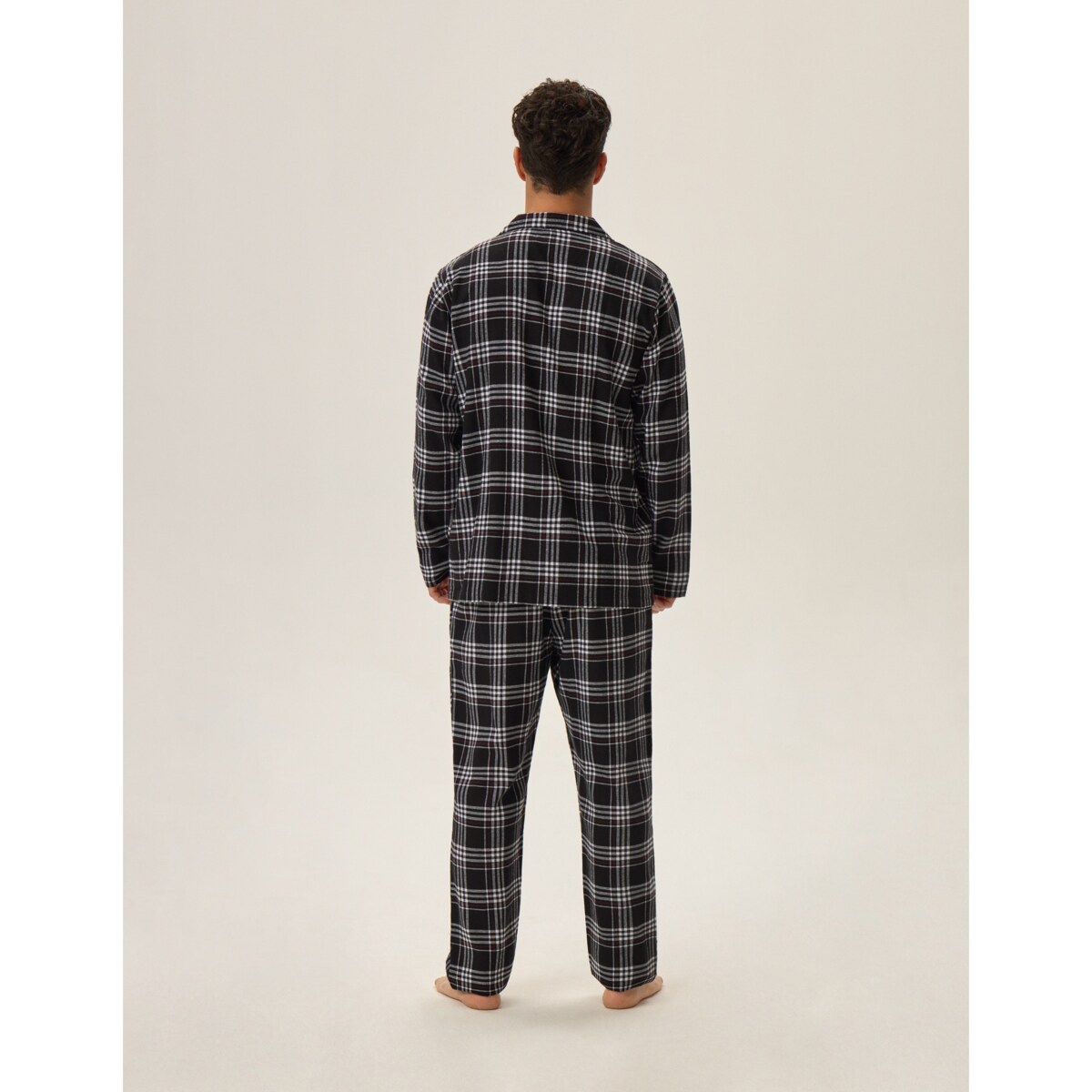 Piżama Honor 2 41943-99X Czarna Czarny, XL