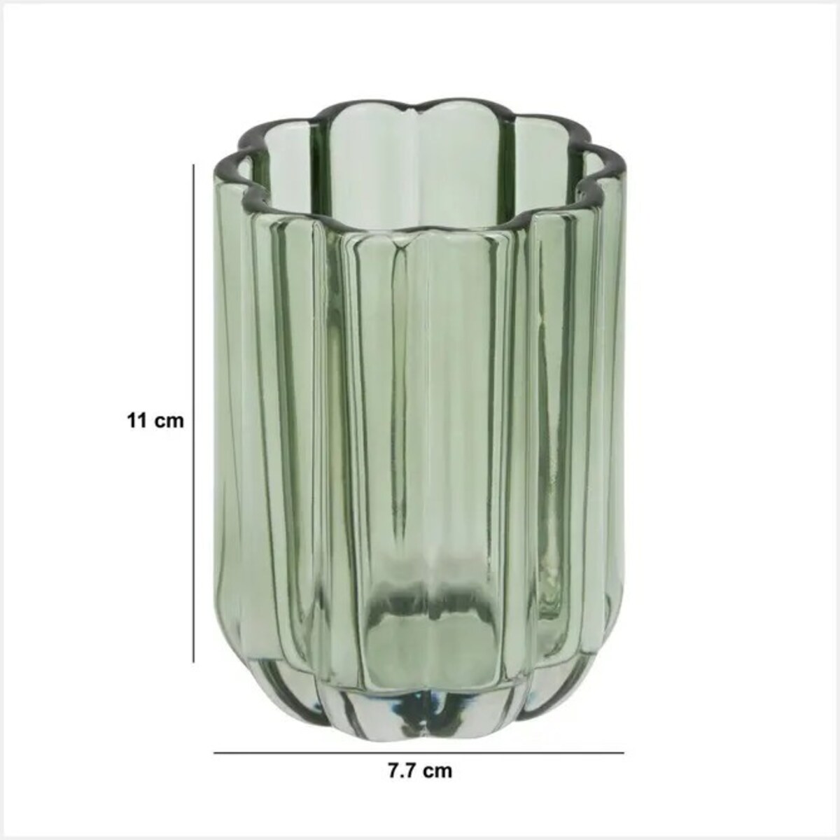 Kubek na szczoteczki do zębów, zielony Florea