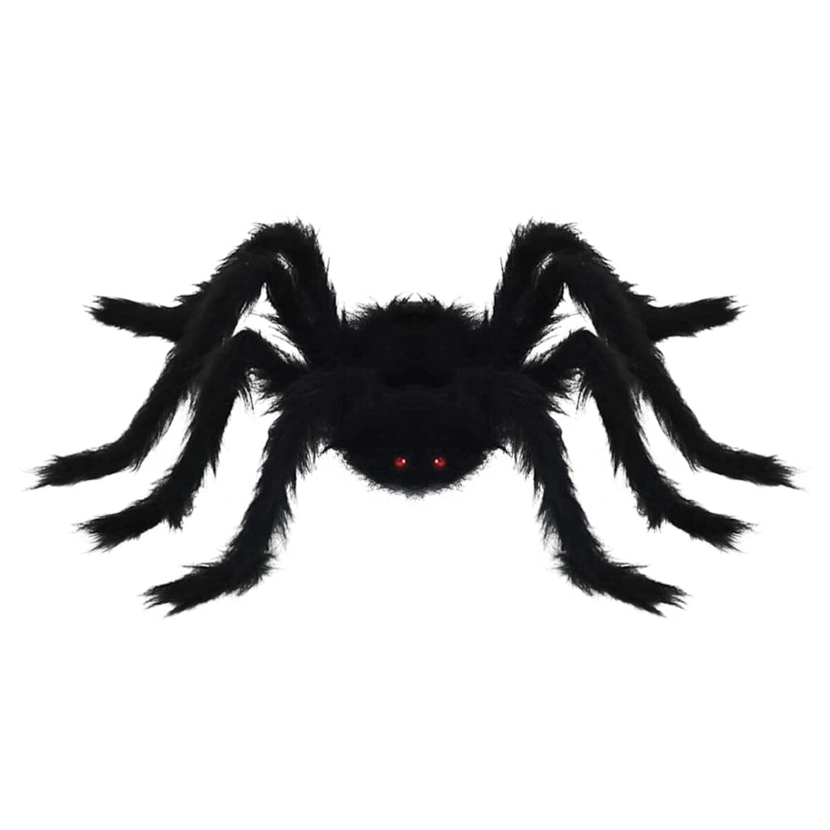 vidaXL Dekoracja Pająka na Halloween 6 pcs Czarny 75 cm