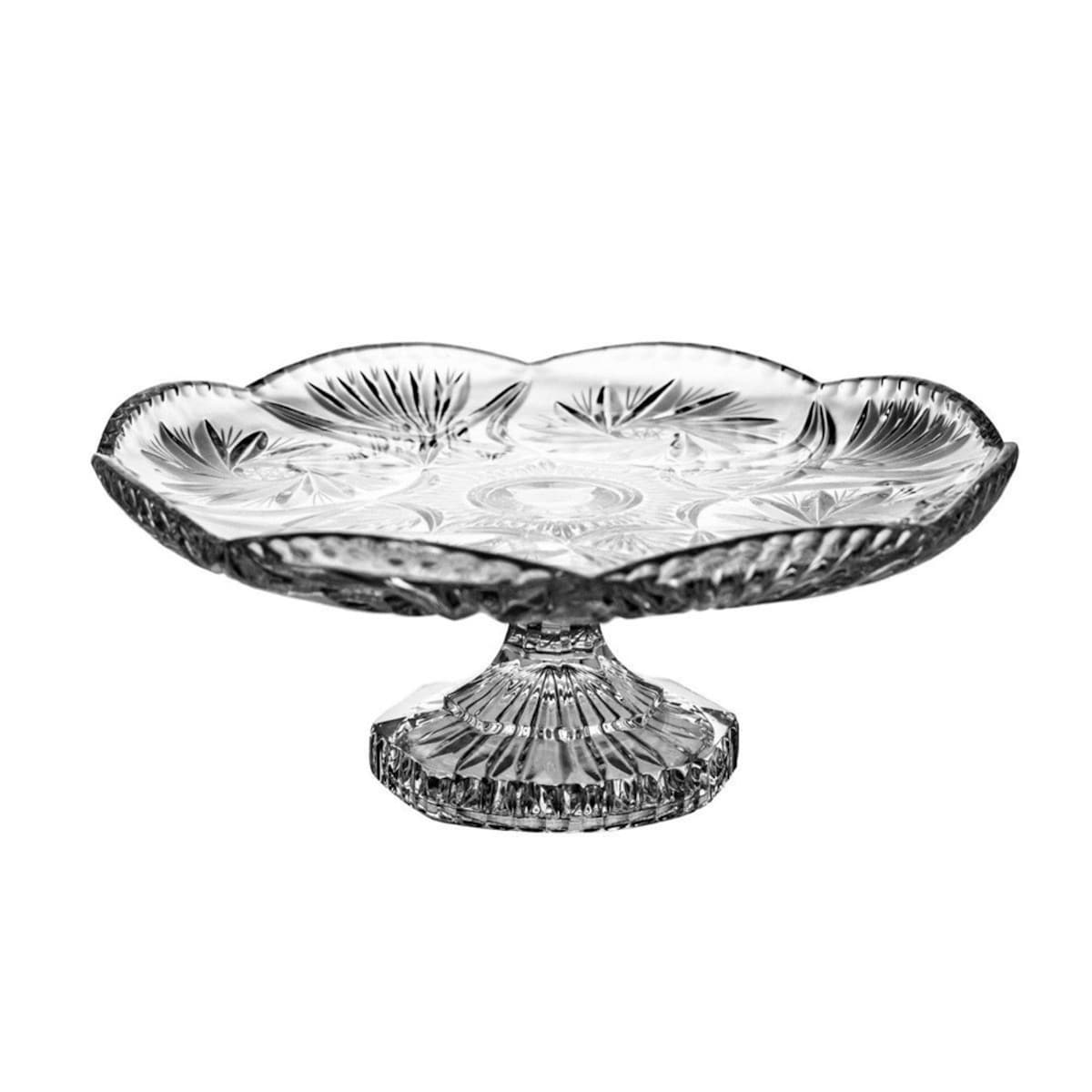 Crystal Julia talerz na nodze kryształowy 01046