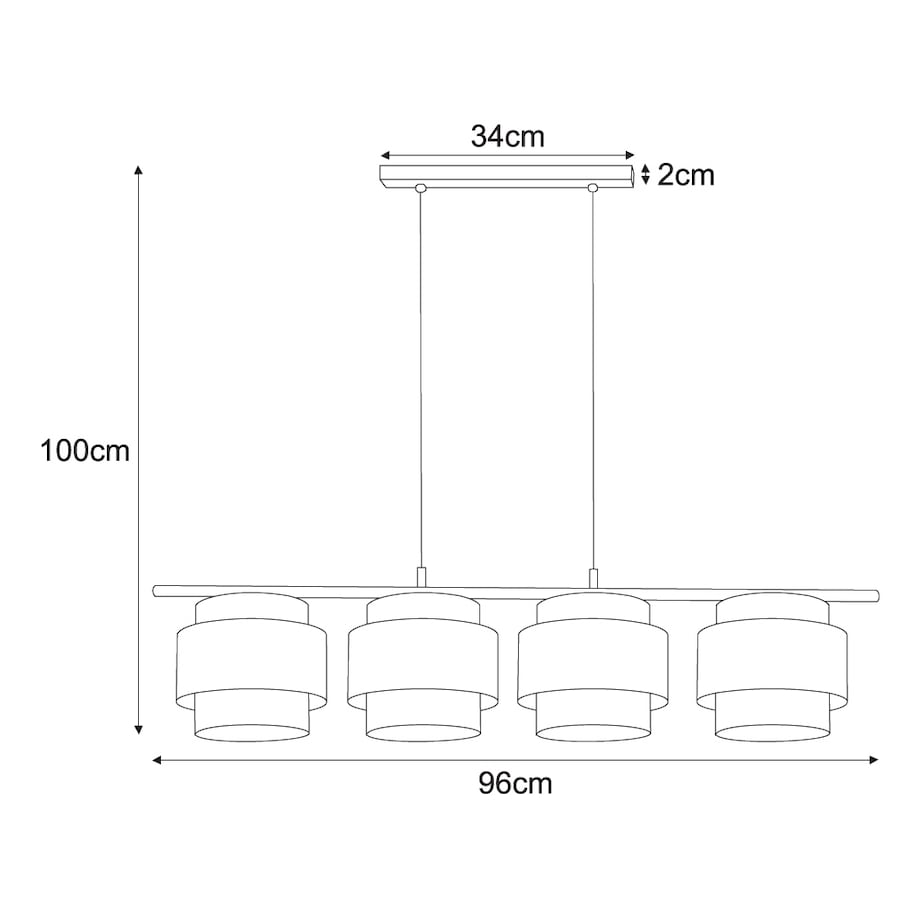 Lampa wisząca K-5283 z serii AMOS