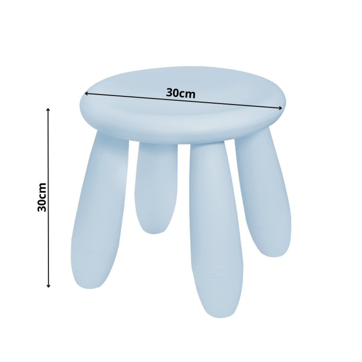 Krzesełko dla dzieci plastikowe stabilne stołek dziecięcy