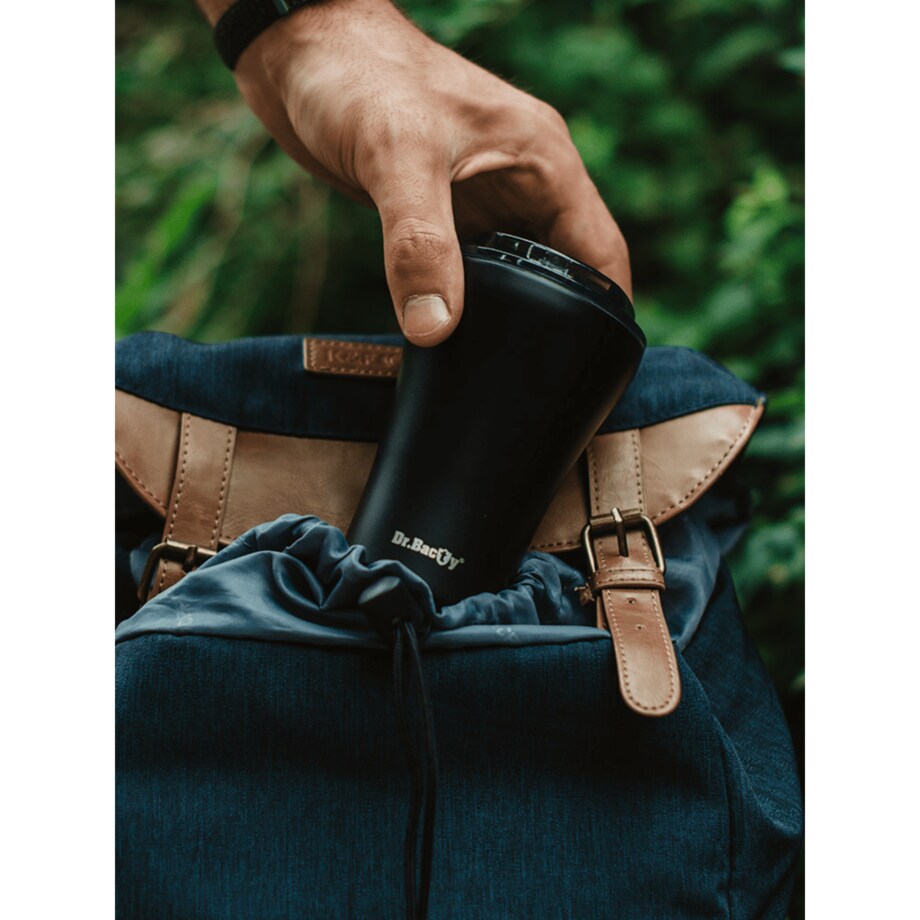 Kubek bez ucha Dr.Bacty Apollo 227 ml - Not yet - czarny