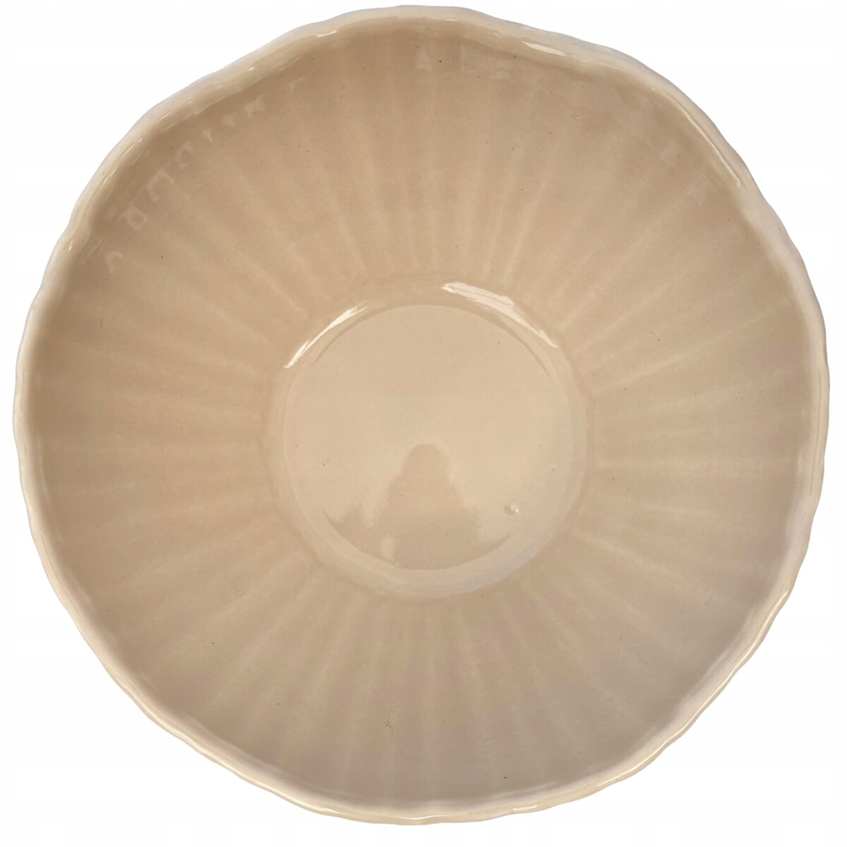 MISKA OBIADOWA BULIONÓWKA 500ml CERAMICZNA BEŻOWA SALATERKA DO ZUPY NA ZUPĘ
