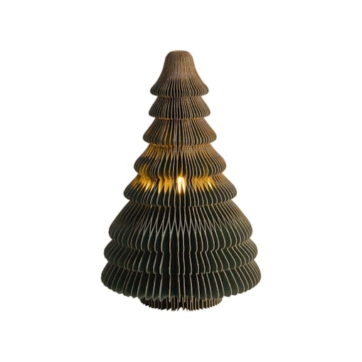 Dekoracja świąteczna LED ANDAN Choinka 41 cm Zielony