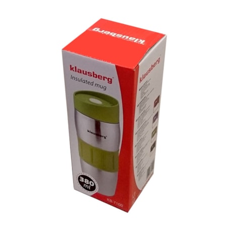 Kubek termiczny na kawę quick stop 380ml 4 kolory KLAUSBERG