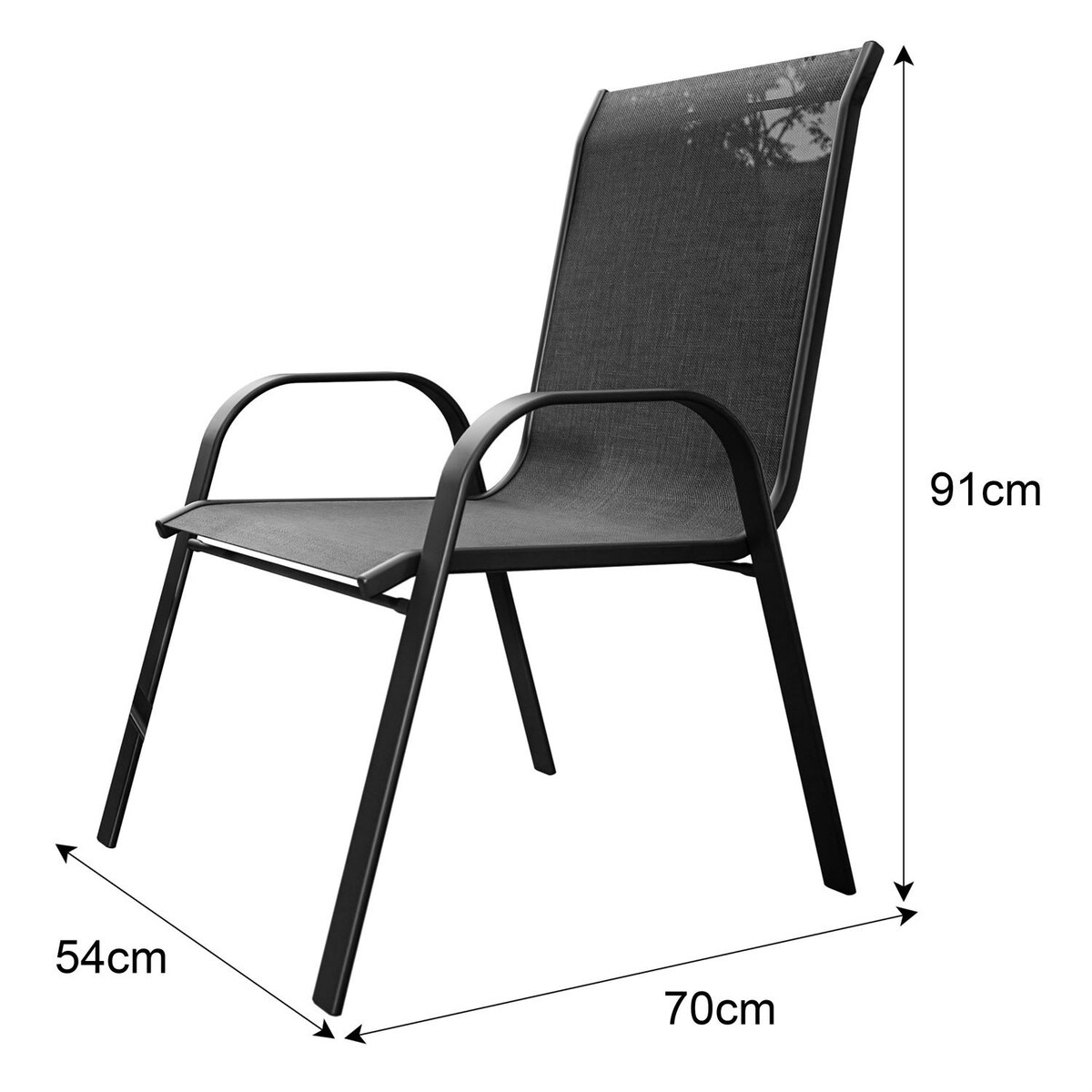 Zestaw mebli ogrodowych TERRA czarny