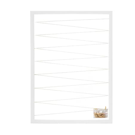 Ramka Na Zdjęcia 50X70 Cm Multiramka Ze Sznurkami Galeria Biała