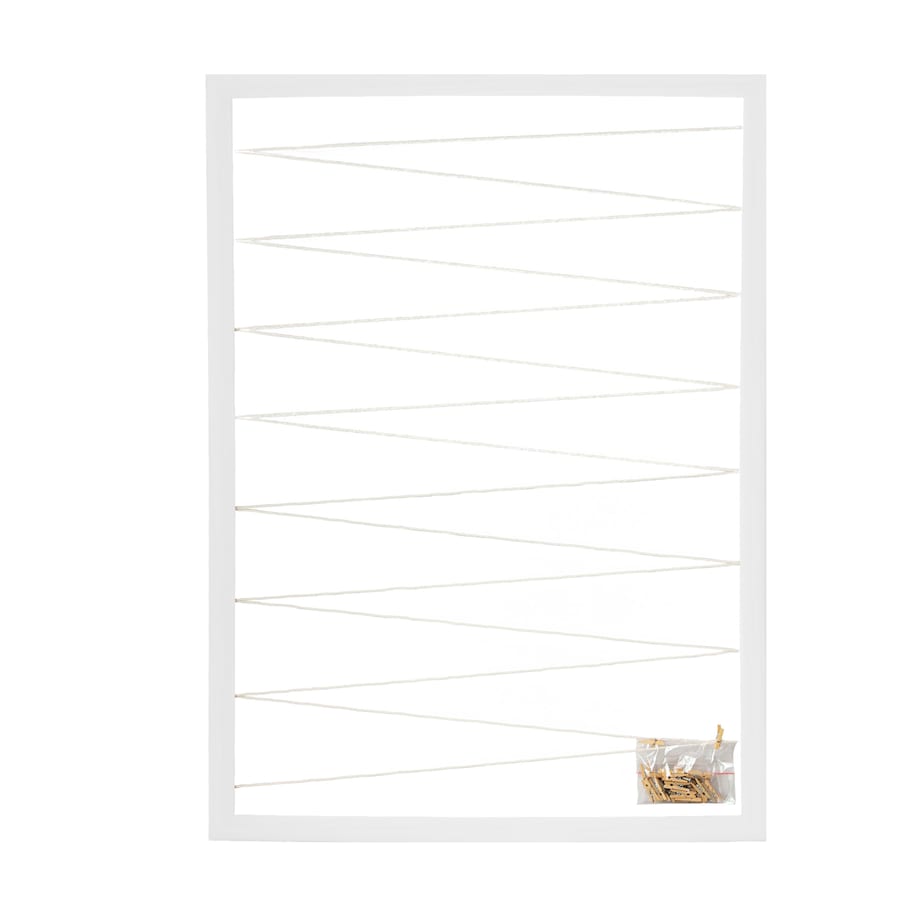 Ramka Na Zdjęcia 50X70 Cm Multiramka Ze Sznurkami Galeria Biała