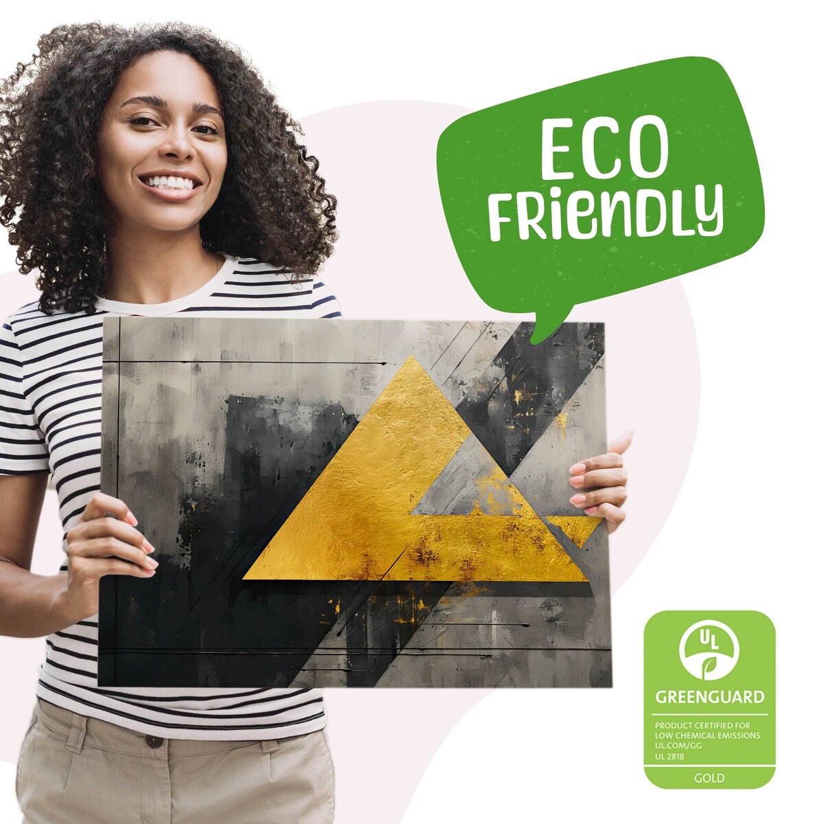 Obraz Na Płótnie Do Salonu Sypialni Abstrakcja Kształty Geometryczne 120x80cm