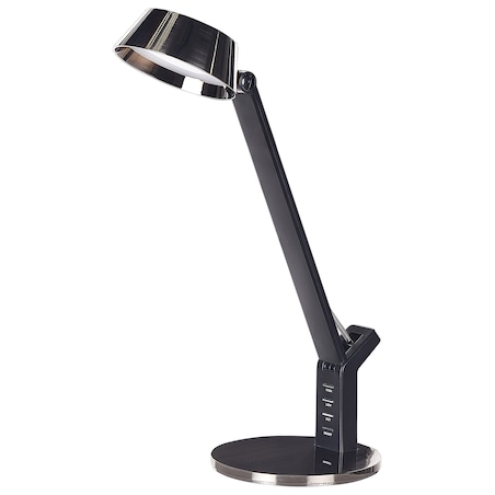 Lampa biurkowa LED CHAMAELEON Z portem USB Metal Mosiężny