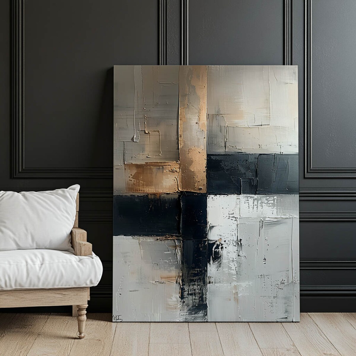 Stylowy Minimalizm, 50x70 cm, bez ramy, płótno premium na blejtramie