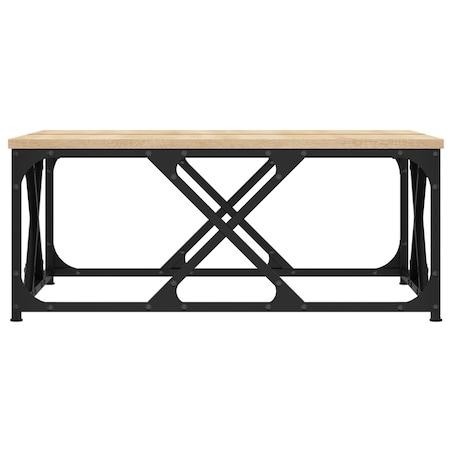 vidaXL Stolik kawowy, dąb sonoma, 70x70x30 cm, materiał drewnopochodny