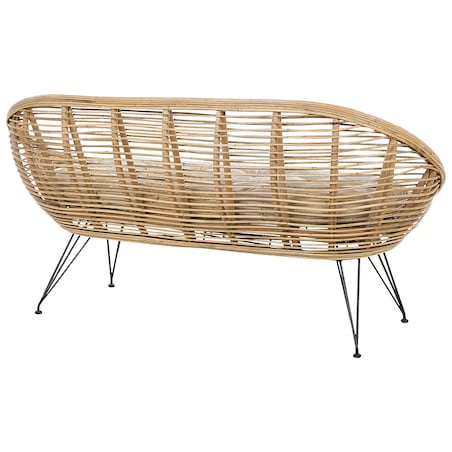 Zestaw ogrodowy dla 3 osób MARATEA Naturalny Rattan