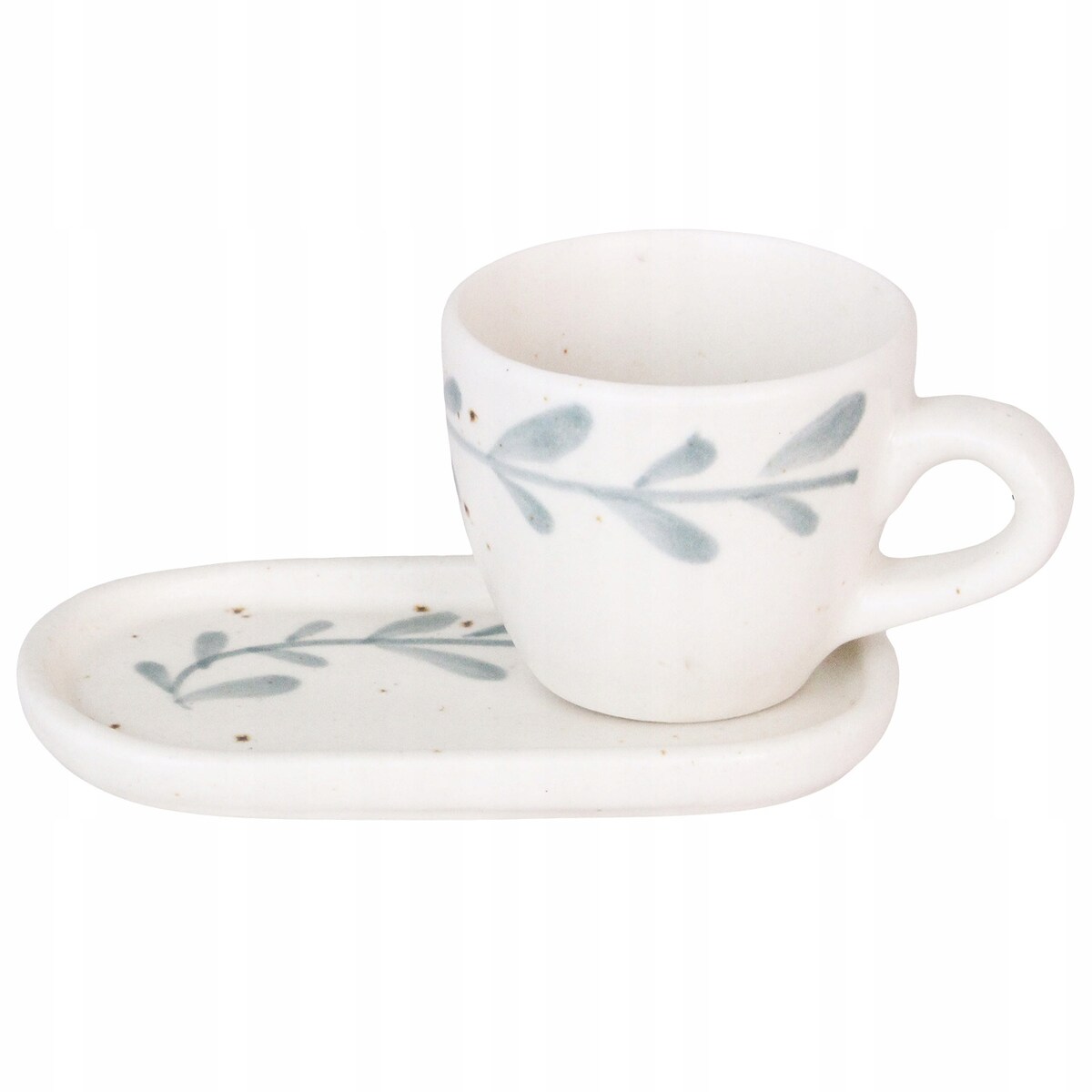 KUBEK DO ESPRESSO MAŁY 60ml do kawy ceramiczny biały handmade