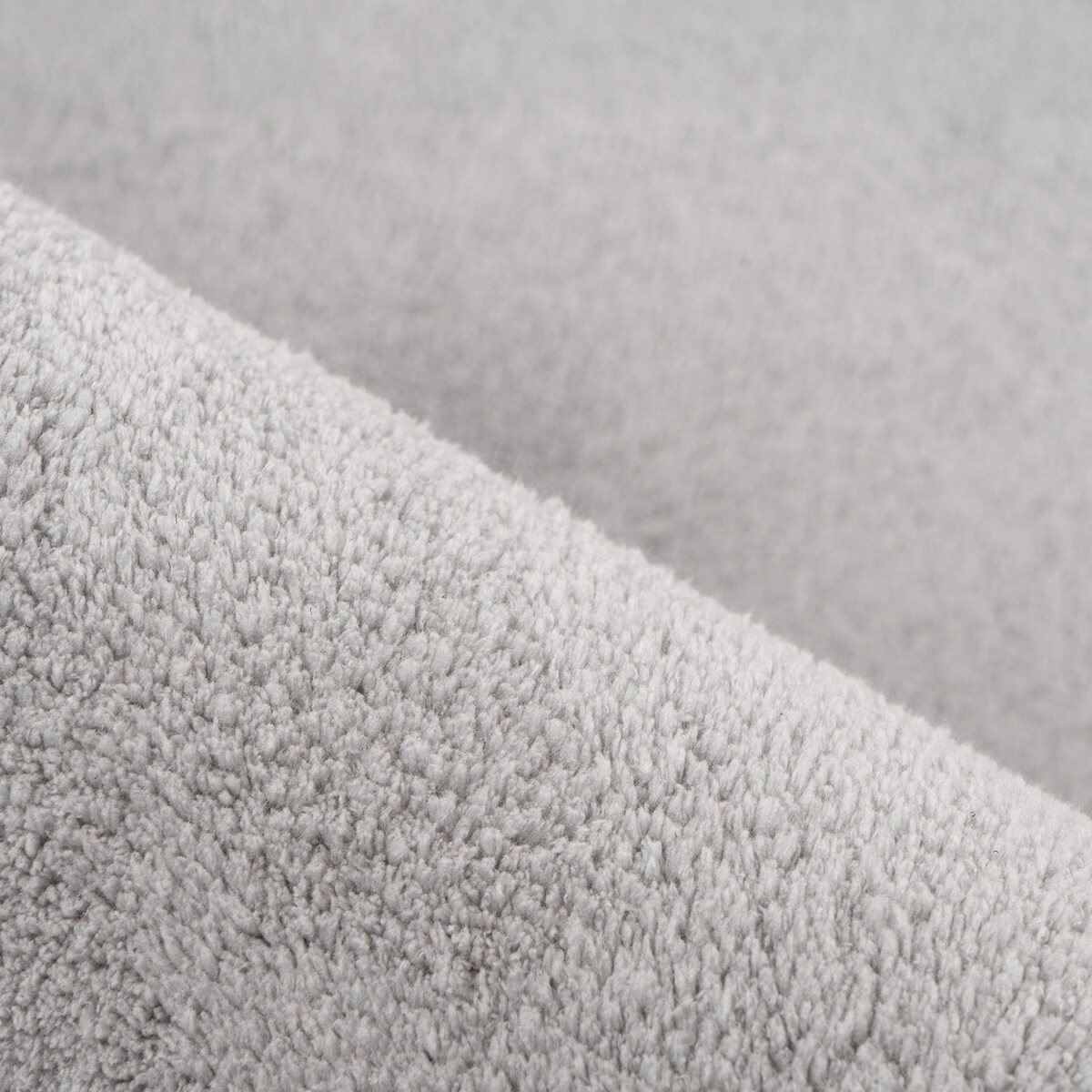 Dywan Jednokolorowy zmywalny antypoślizgowy miękki Calmia Szary 80x140