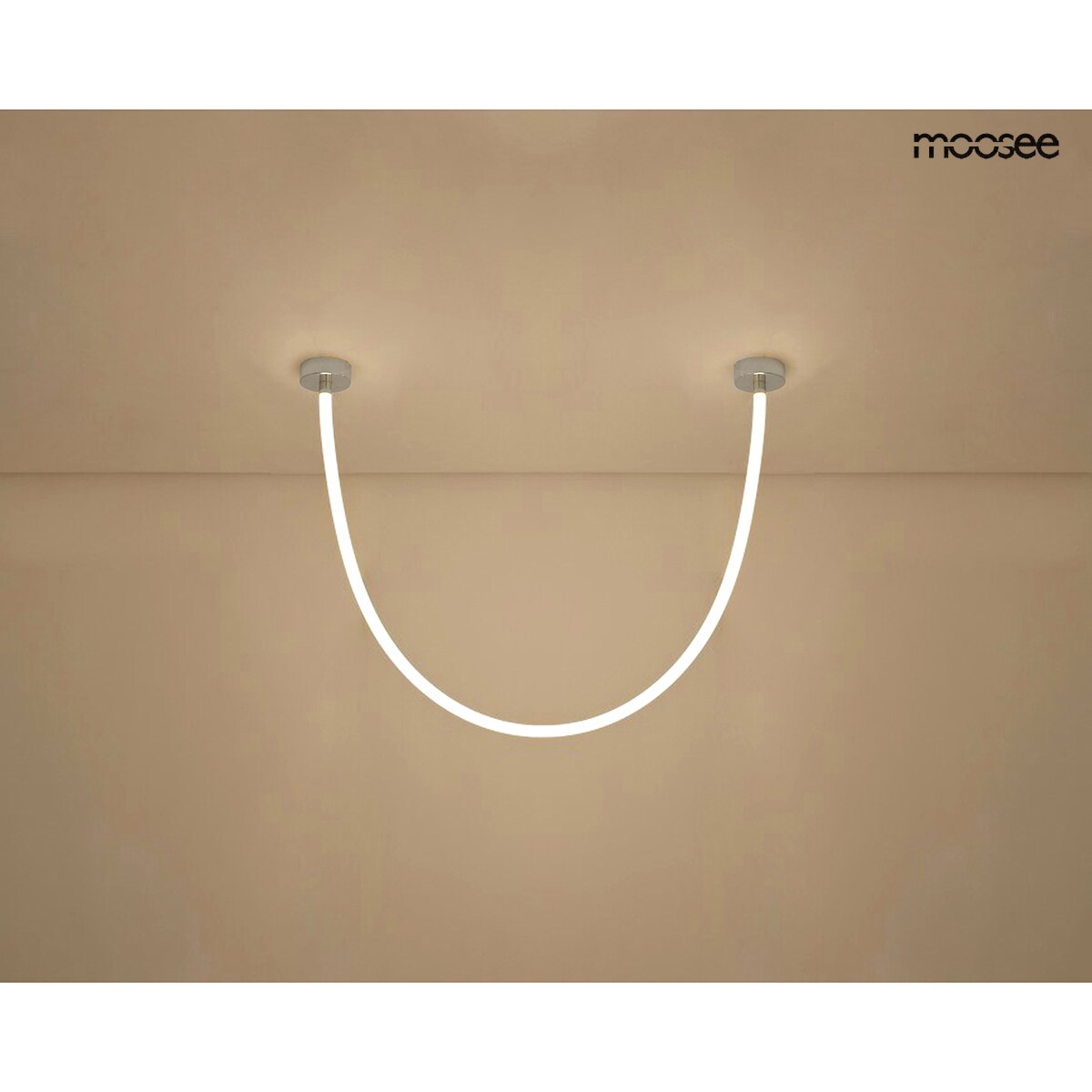 MOOSEE lampa wisząca LASSO 200 Smart srebrna