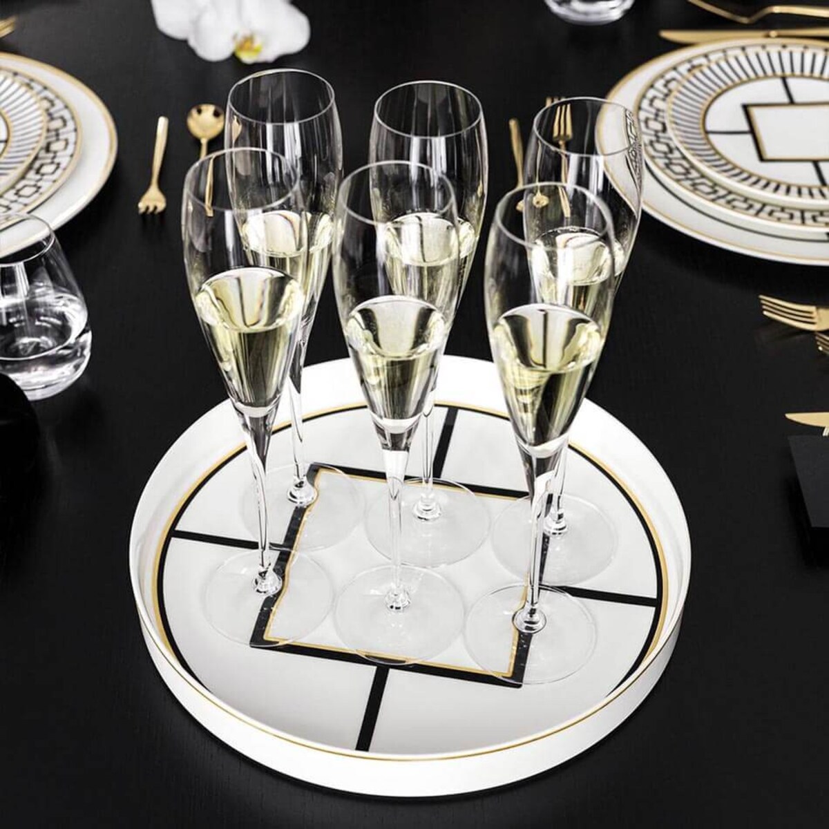 Zestaw 2 kieliszków do szampana Allegorie Premium, 260 ml, Villeroy & Boch