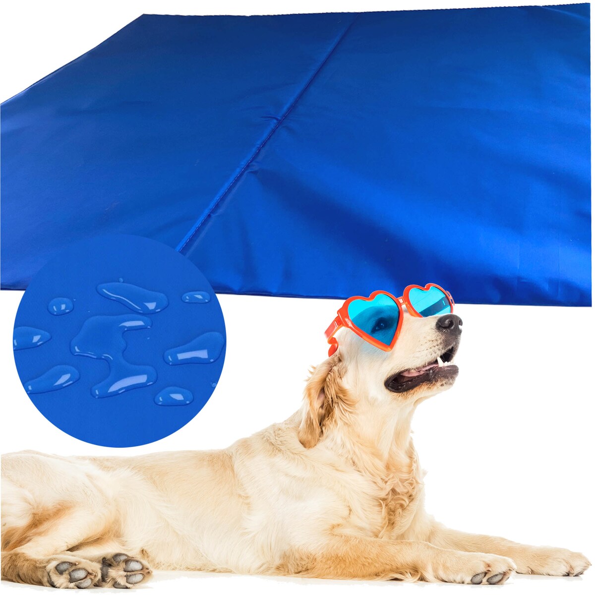 Mata Chłodząca Dla Psa Kota Duża Żelowa Polska Wodoodporna 40X50 Cm