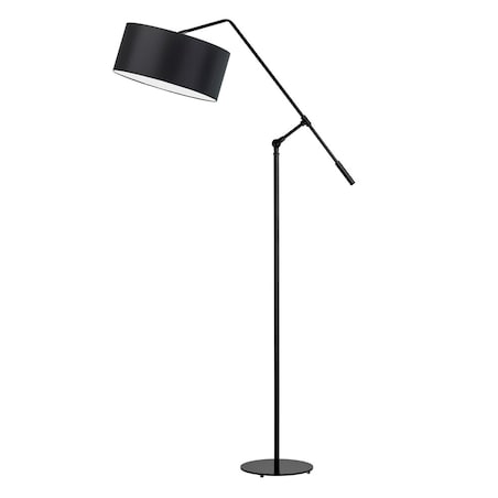Lampa stojąca podłogowa przegubowa regulowana z abażurem walec AVADO