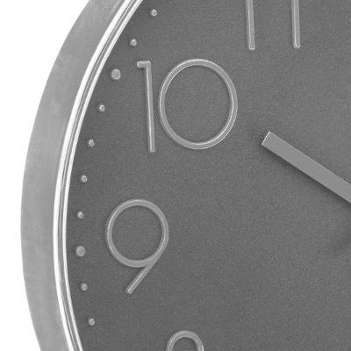 Cichy zegar ścienny do sypialni, zegar z cichym mechanizmem, Ø 30 cm