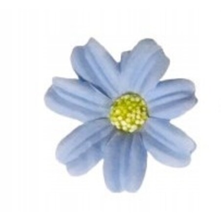 STOKROTKA NIEBIESKA 3x kwiaty mydlane do bukietów dekoracji boxy flower 4cm