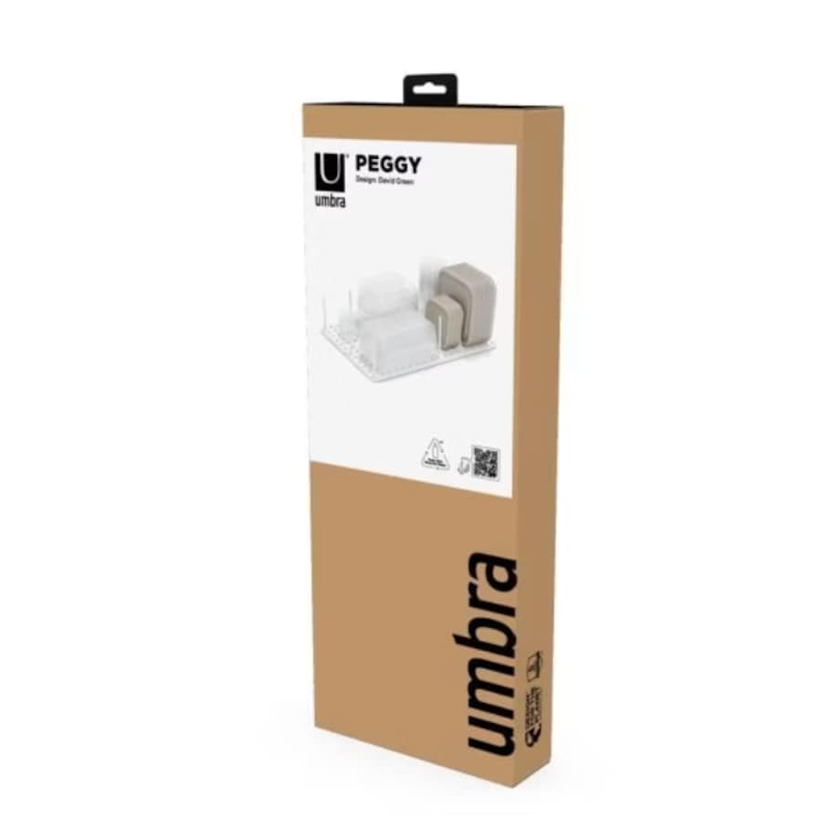 Zestaw 2 organizerów do szuflad (biały) Peggy Umbra